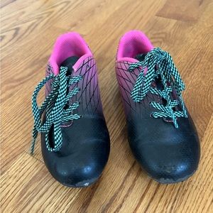 Girls size 10 soccer cleats